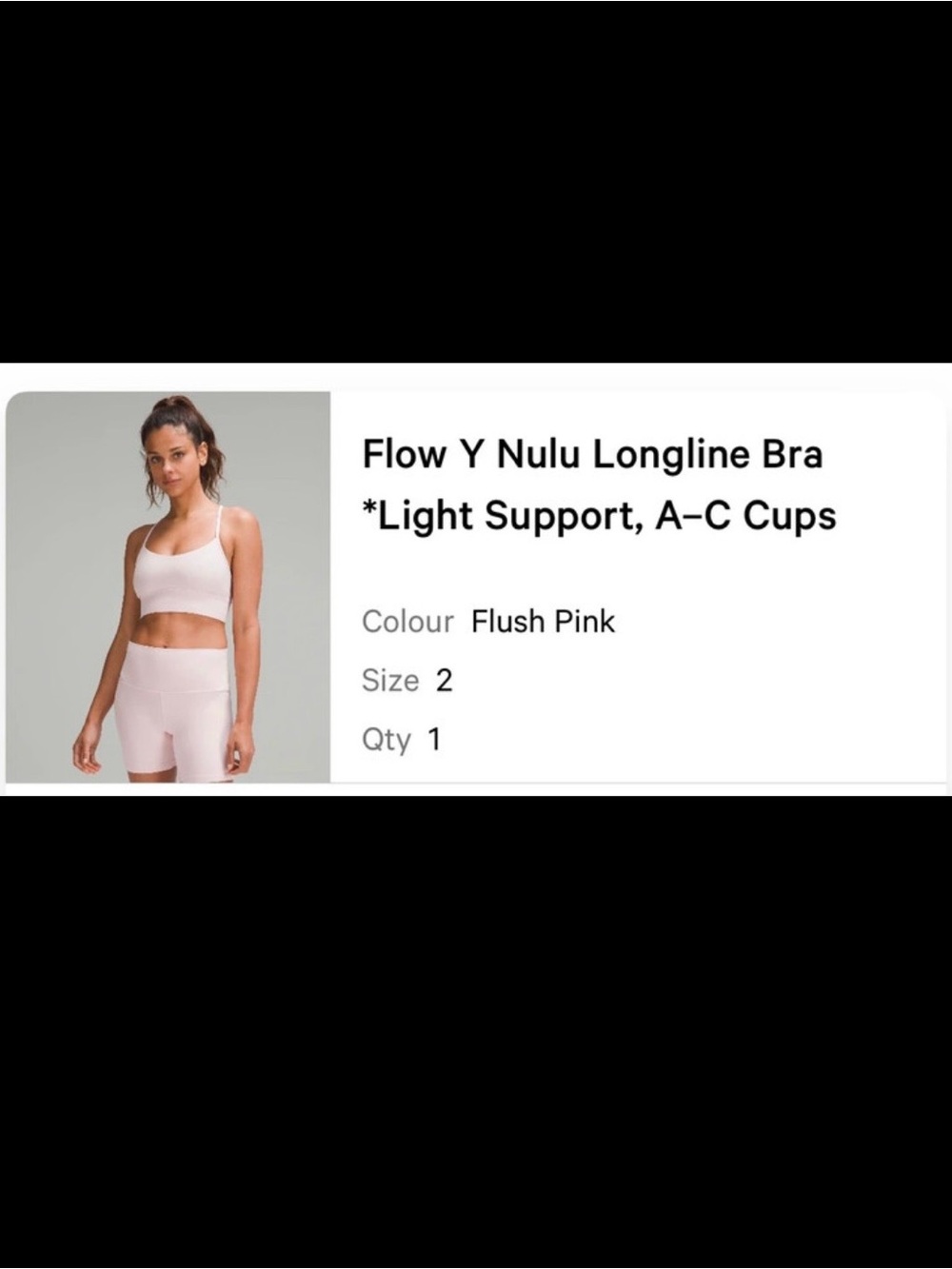 lululemon athletica Light Pink High-Rise Bike Shorts & Sports Bra Set - Picture 4 of 4